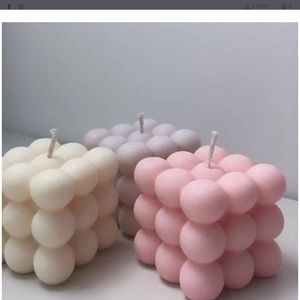 Bubble Cube Candle
